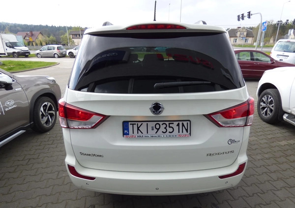 SsangYong Rodius cena 68900 przebieg: 59538, rok produkcji 2016 z Zdzieszowice małe 436